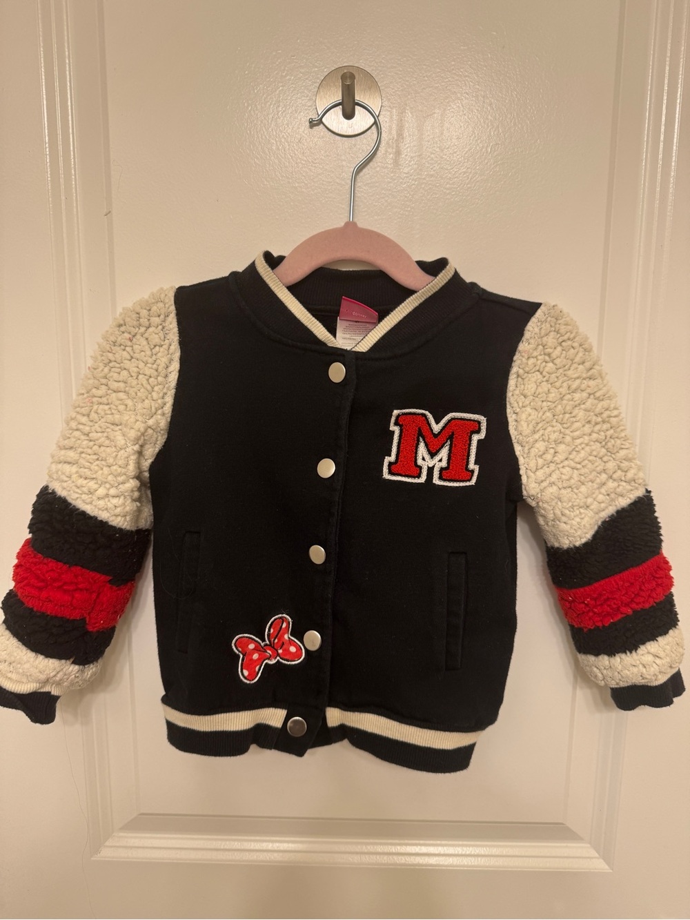Disney Minnie Mouse 4T Varsity Jacket